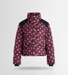 Fusalp Tatum Printed Quilted Ski Jacket In Red