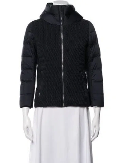 Pre-owned Fusalp Down Jacket In Black/blue