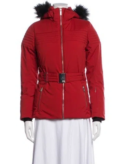 Pre-owned Fusalp Down Jacket In Red