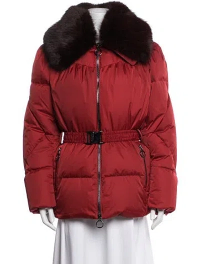 Pre-owned Fusalp Down Jacket W/ Tags In Red