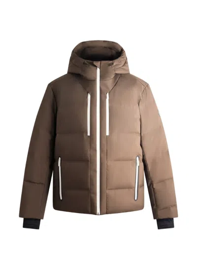 Fusalp Eflon Down Jacket In Brown