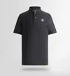 Fusalp Elbin Short-sleeve Polo Shirt In Black