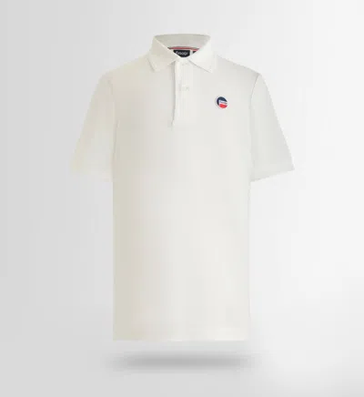 Fusalp Elbin Short-sleeve Polo Shirt In White