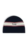 Fusalp Embroiderd-logo Beanie Hat In Black