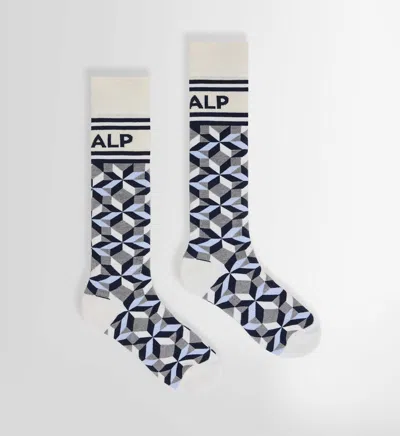 Fusalp Flocon Ski Socks In Light Blue