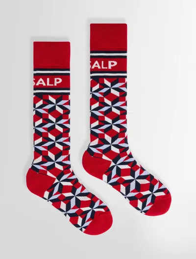Fusalp Flocon Ski Socks In Red