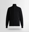 Fusalp Intarsia-panel Ribbed Bomber Jacket In Black