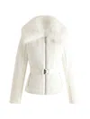 Fusalp Gitu Belted Ski Jacket In White