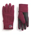 Fusalp Glacier W Softshell Ski Gloves In Burgundy
