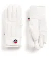 Fusalp Glacier W Softshell Ski Gloves In White
