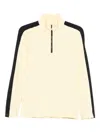 Fusalp Half-zip Panelled Top In Neutral
