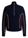 Fusalp Half-zip Ribbed Jumper In Multi