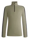 Fusalp High-neck Panelled T-shirt In Green