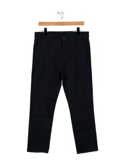 Pre-owned Fusalp High-rise Straight Leg Jeans In Blue