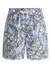 Fusalp Holfo Jungle Swim Shorts In Blue