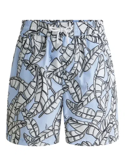 Fusalp Holfo Jungle Swim Shorts In Blue