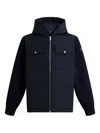 Fusalp Hooded Bomber Jacket In Blue