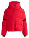 Fusalp Hooded Padded Coat In Red