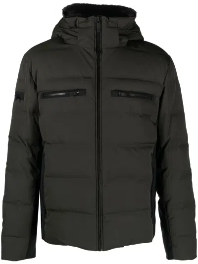 Fusalp Green Hooded Padded Ski Jacket