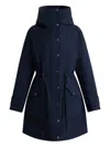 Fusalp Janix Hooded Coat In Blue