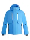 Fusalp John Hooded Multiple-pockets Ski Jacket In Blue