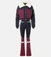 Fusalp Karei Faux Fur-trimmed Ski Suit In Multi