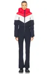 Fusalp Kira Tech Down Ski Suit In Marin & Racing