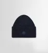 Fusalp Tonal-logo Wool Beanie Hat In Blue