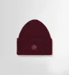 Fusalp Knit Beanie In Burgundy