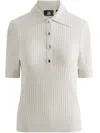 Fusalp Knitted Polo Top In ホワイト