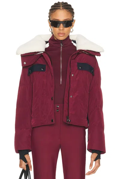 Fusalp Lakki Jacket In Burgundy