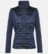 Fusalp Linn Satin Twill Ski Jacket In Blue