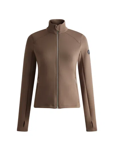 Fusalp Lirvane Mid Layer Jacket In Brown