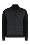 Fusalp Lissandre Cardigan With Padded Panels In Black