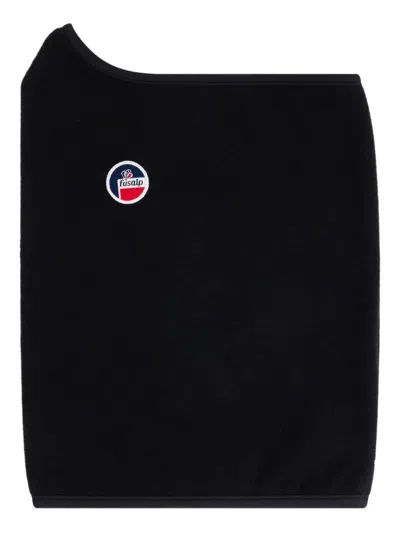 Fusalp Logo-embroidered Fleece Neck Gaiter In Black