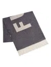 Fusalp Logo-jacquard Scarf In Blue
