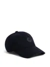 Fusalp Logo-patch Wool Cap In Blue