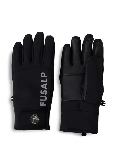 Fusalp Logo-print Gloves In 黑色
