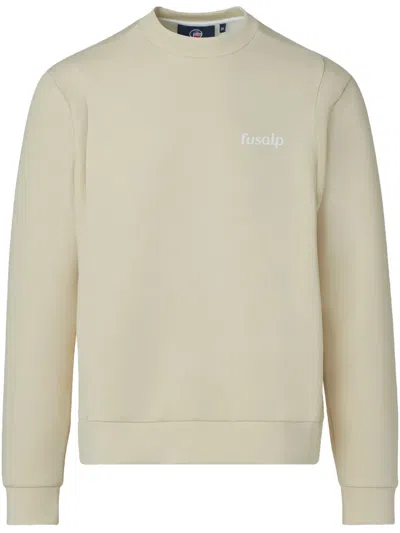 Fusalp Logo-print Sweatshirt In Neutrals