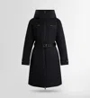 Fusalp Belted Coat In Black