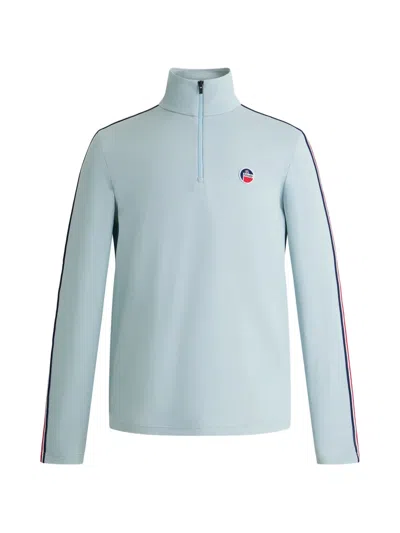 Fusalp Mario Half-zip Base Layer In Blue
