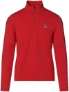 Fusalp Mario Technical Half-zip Sweater In Red