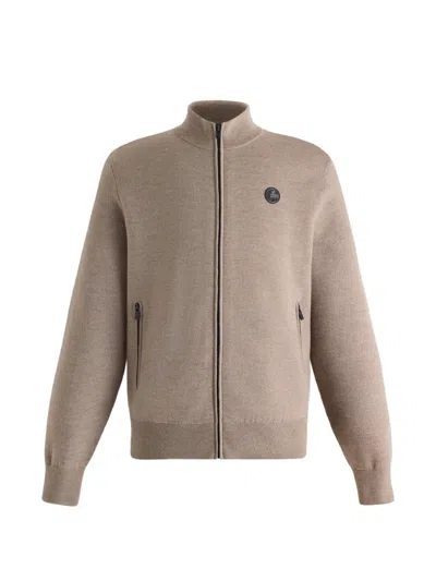 Fusalp Mayeul Zip-up Cardigan In Neutral