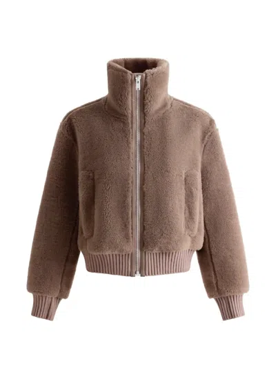 Fusalp Melsy Fleece-texture Jacket In Black