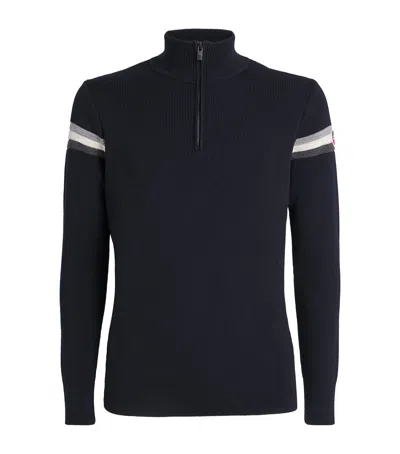 Fusalp Merino Wengen Sweater In Blue