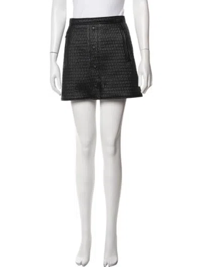 Pre-owned Fusalp Mini Skirt In Black