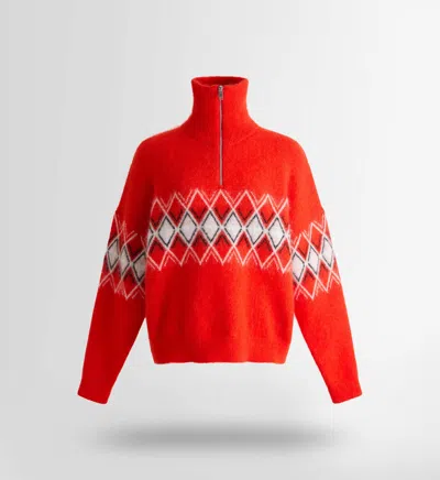 Fusalp Mireva Sweater In Orange