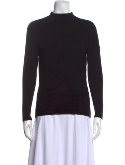 Pre-owned Fusalp Mock Neck Sweater In Blue