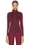 Fusalp Negam Top In Burgundy