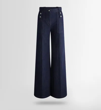 Fusalp Noela Denim Pants In Blue